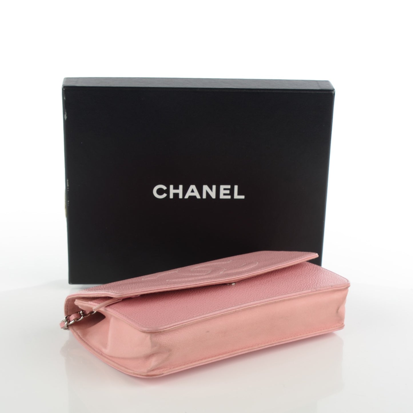 Caviar Timeless CC Wallet on Chain WOC Pink