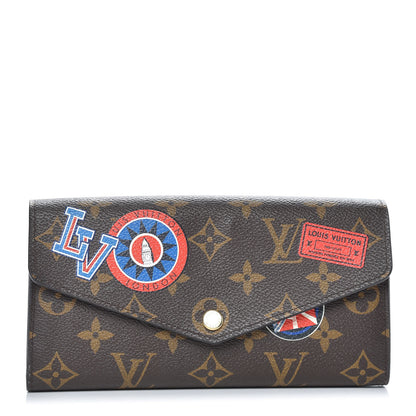 Louis Vuitton Monogram World Tour Sarah Wallet 1 of 8