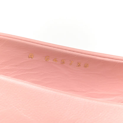 Chanel Goatskin Grosgrain Pointed Toe CC Slingback Flats 39 Pink Black 8 of 9