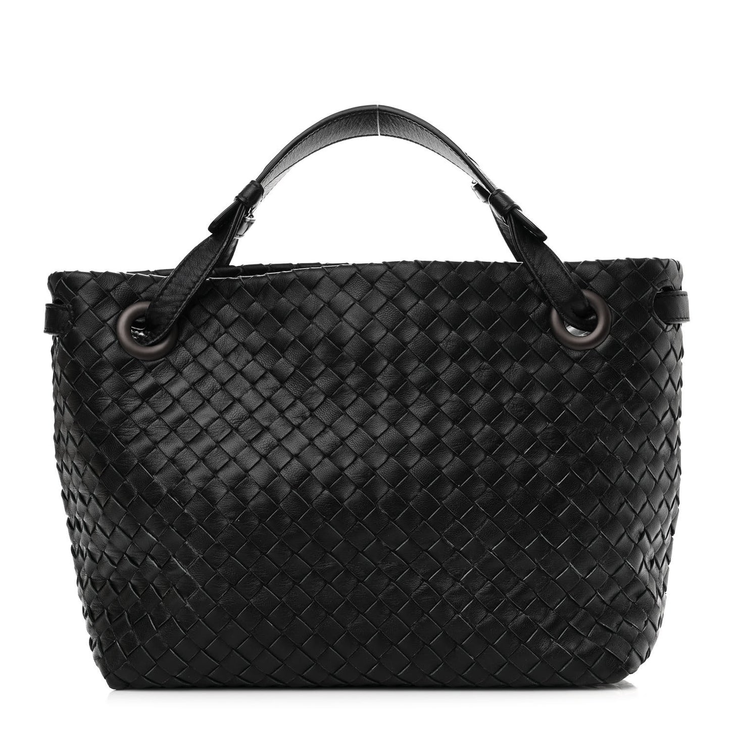 Nappa Intrecciato Small Bella Tote Black