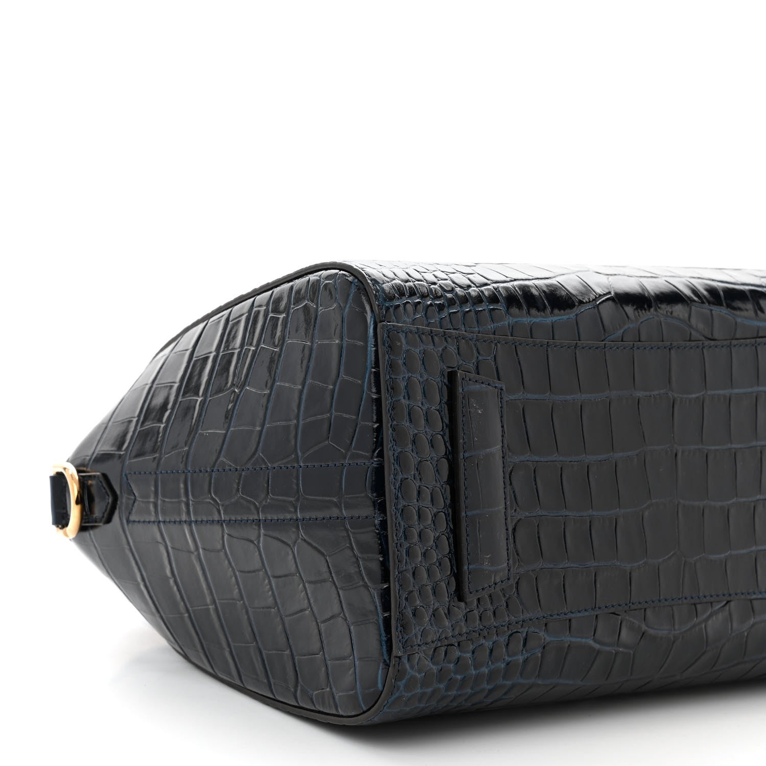 Givenchy Calfskin Crocodile Embossed Small Antigona Navy 9 of 10