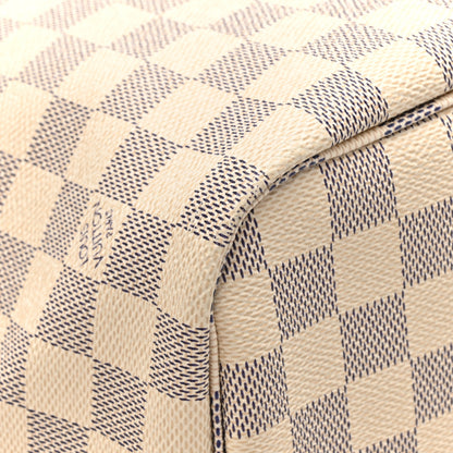 Louis Vuitton Damier Azur Braided Neverfull MM Pink 12 of 16