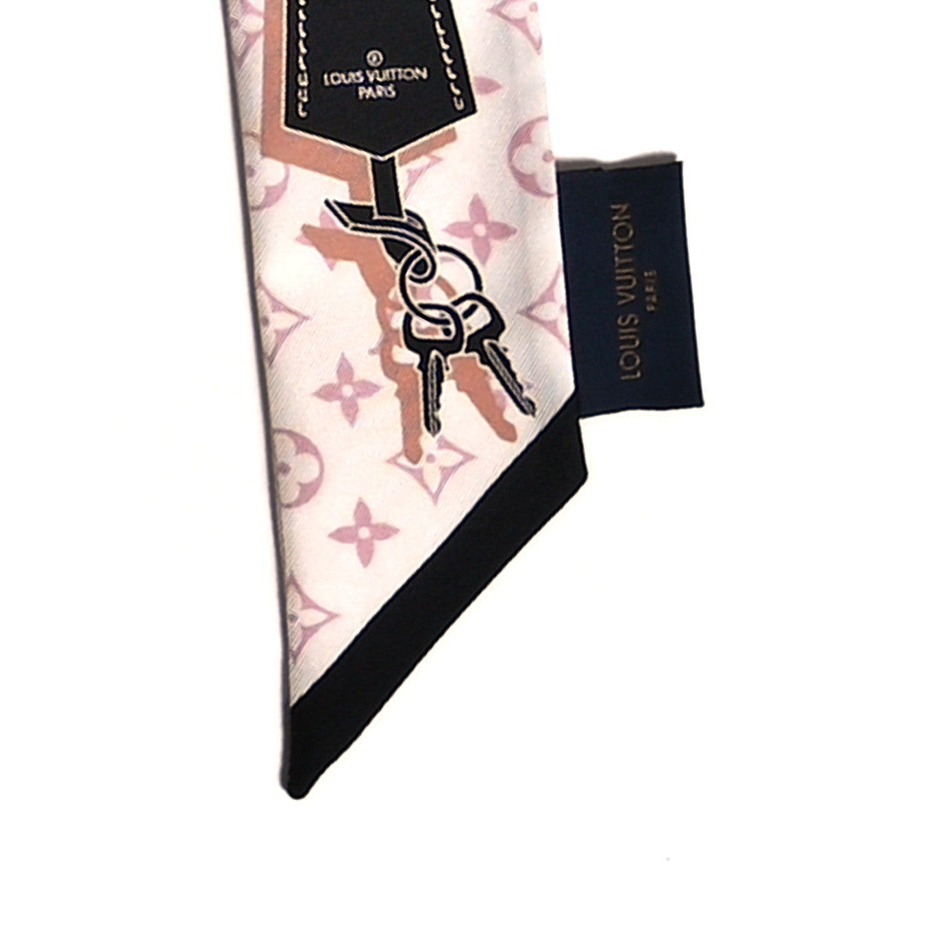 Silk Monogram Rising Confidential BB Bandeau Black Rose