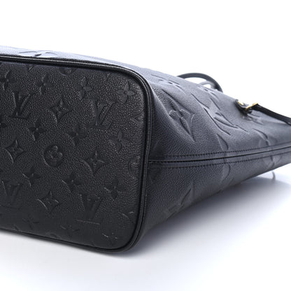 Louis Vuitton Empreinte Monogram Giant Neverfull MM Black 9 of 9