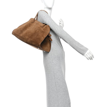 The Row Suede Soft Margaux 15 Desert 2 of 9