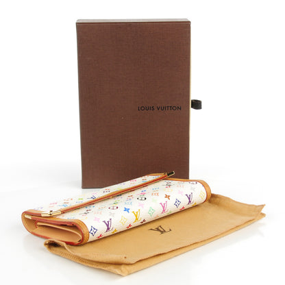 Louis Vuitton Monogram Multicolor Porte Tresor International Wallet White 4 of 11