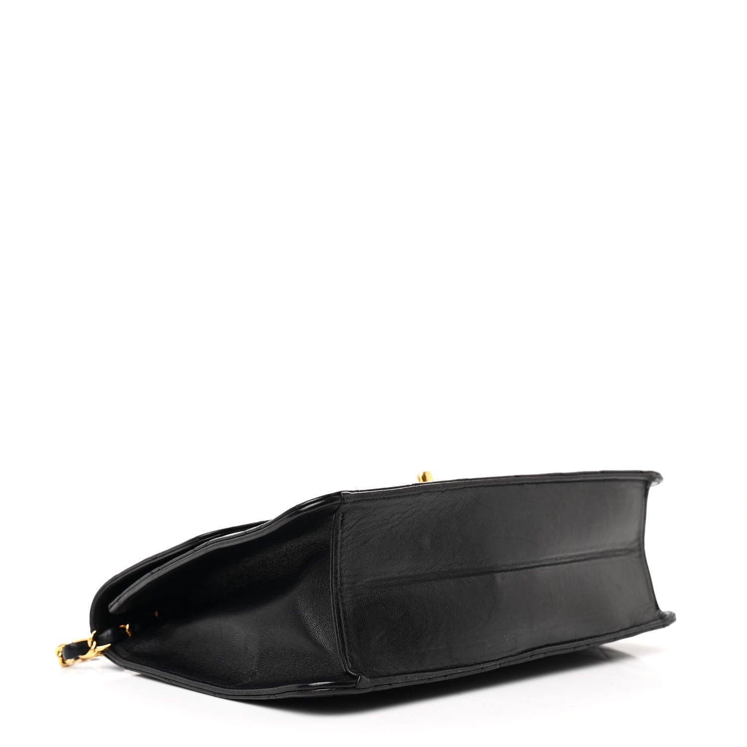 Chanel Lambskin Quilted Medium Single Flap Black 4 of 13