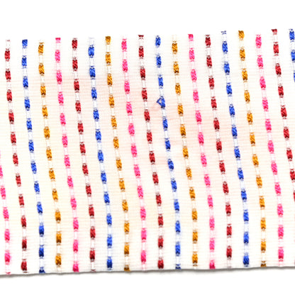 Hermes Silk Chevaloscope Neon Twilly White Bleu Rouge 5 of 5