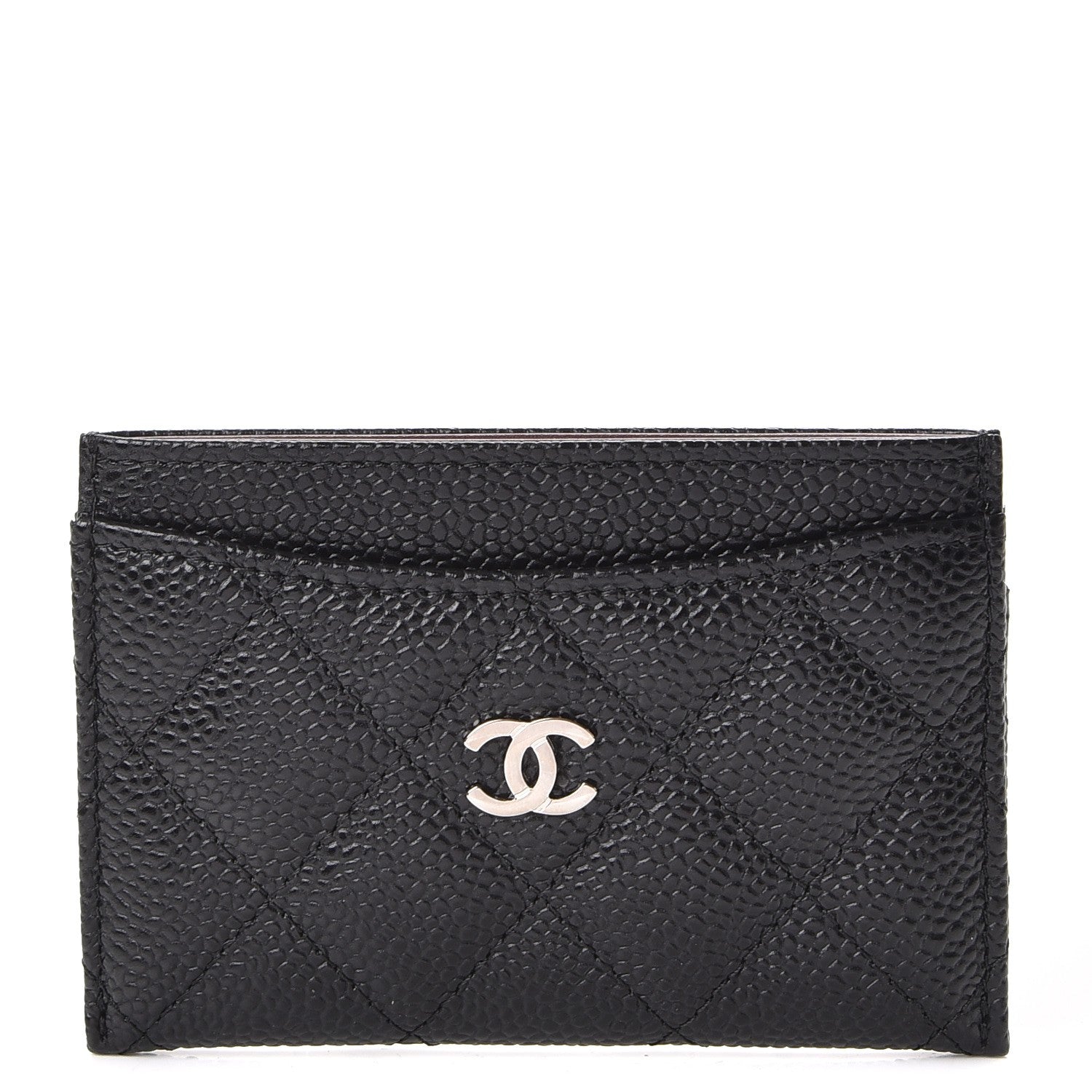 Chanel Caviar Quilted Card Holder Black 1 of 9