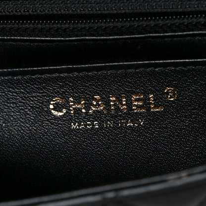 Chanel Lambskin Quilted Mini Rectangular Flap Black 6 of 13