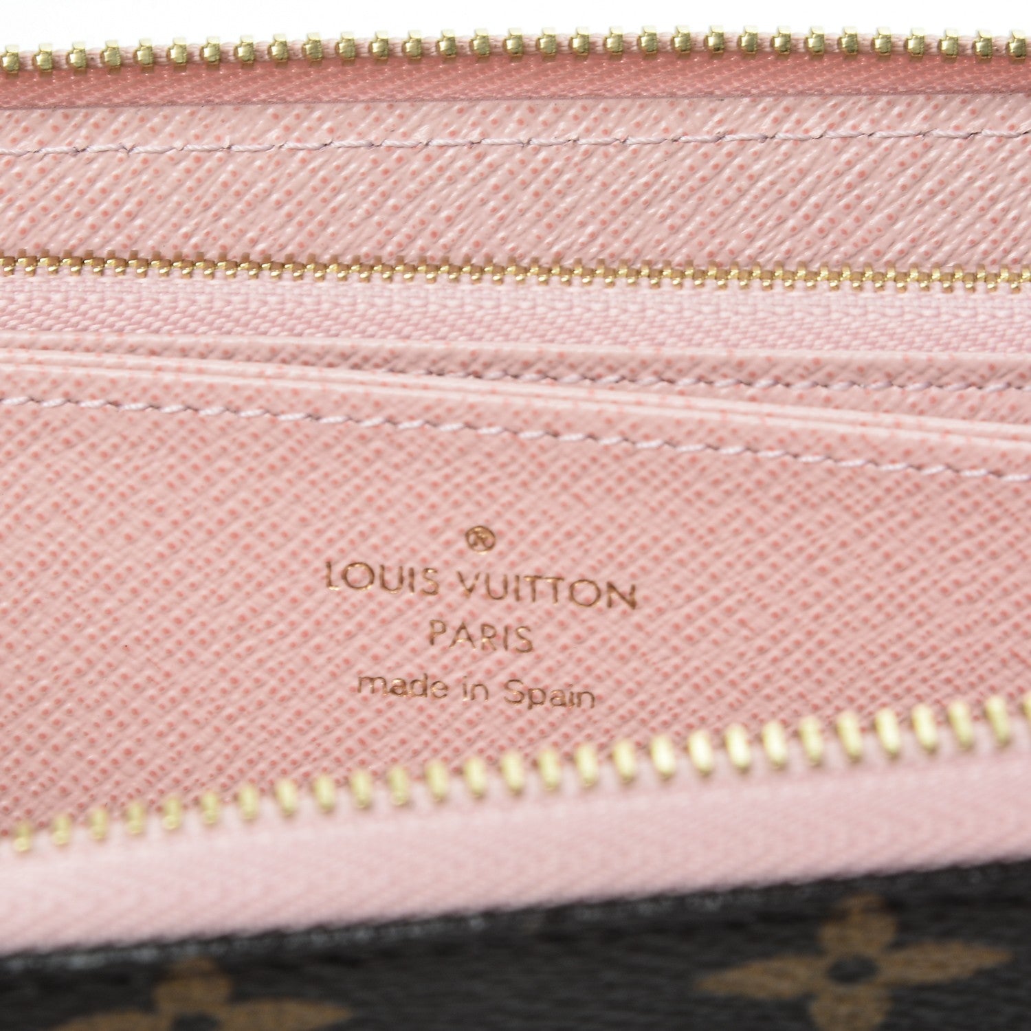 Louis Vuitton Monogram Pompon Zippy Wallet Rose Ballerine 7 of 7