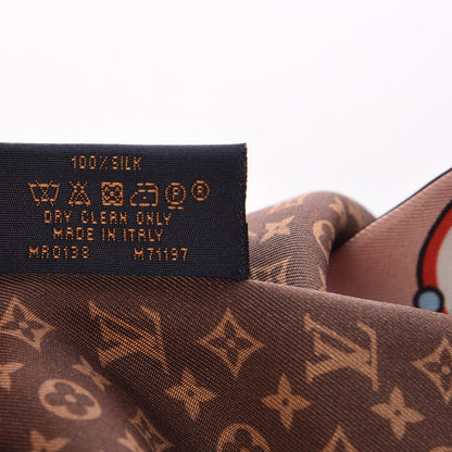 Louis Vuitton Silk Monogram LV Stories BB Bandeau Nude 5 of 5