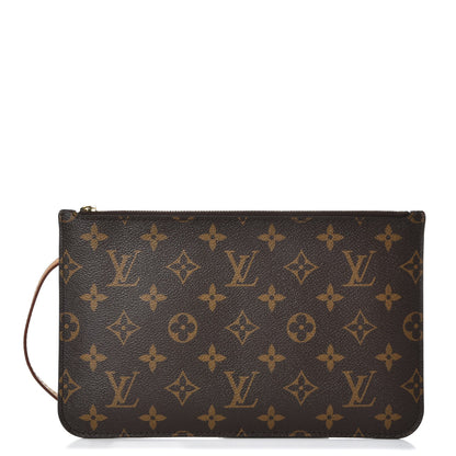 Louis Vuitton Monogram Neverfull MM GM Pochette Fuchsia 1 of 8