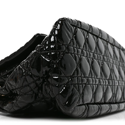 Christian Dior Patent Cannage New Lock Flap Black 8 of 9