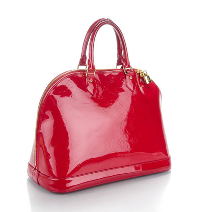 Louis Vuitton Vernis Alma GM Pomme D'Amour 4 of 10