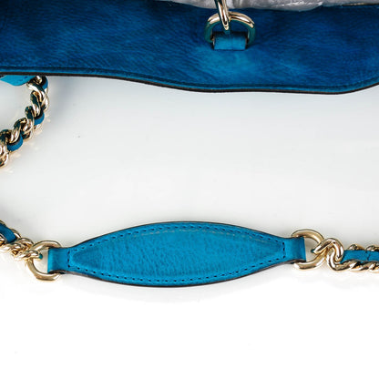 Gucci Vitello Range Medium Soho Chain Shoulder Bag Deep Cobalt 11 of 11