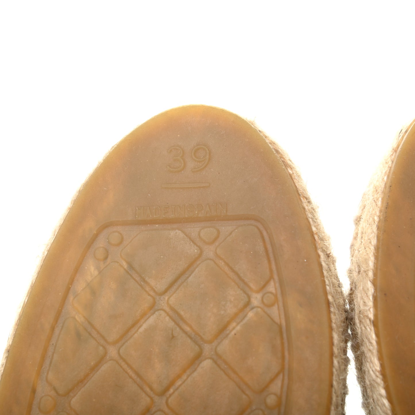 Lambskin CC Espadrilles 39 Black