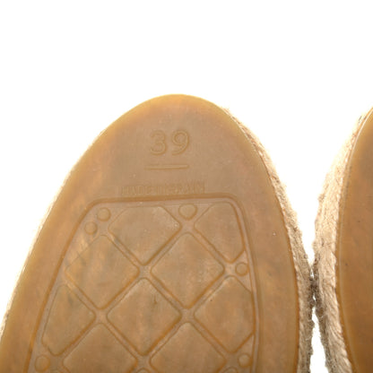Chanel Lambskin CC Espadrilles 39 Black 6 of 11