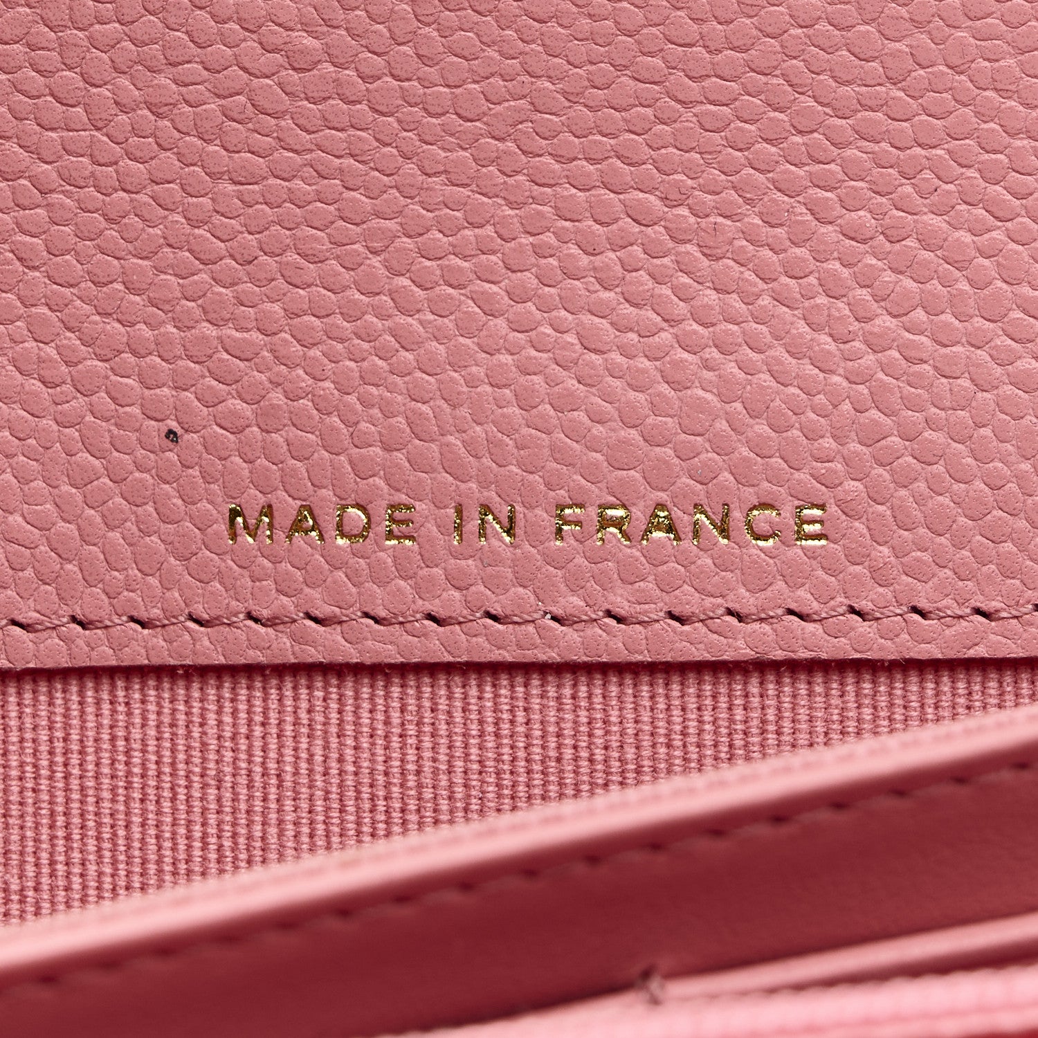 Chanel Caviar Quilted Large Gusset Flap Wallet Light Pink 7 of 11