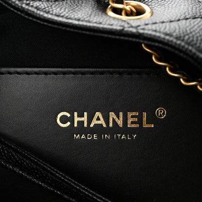 Chanel Caviar Quilted Medium Chanel 25 Handbag Black 7 of 12