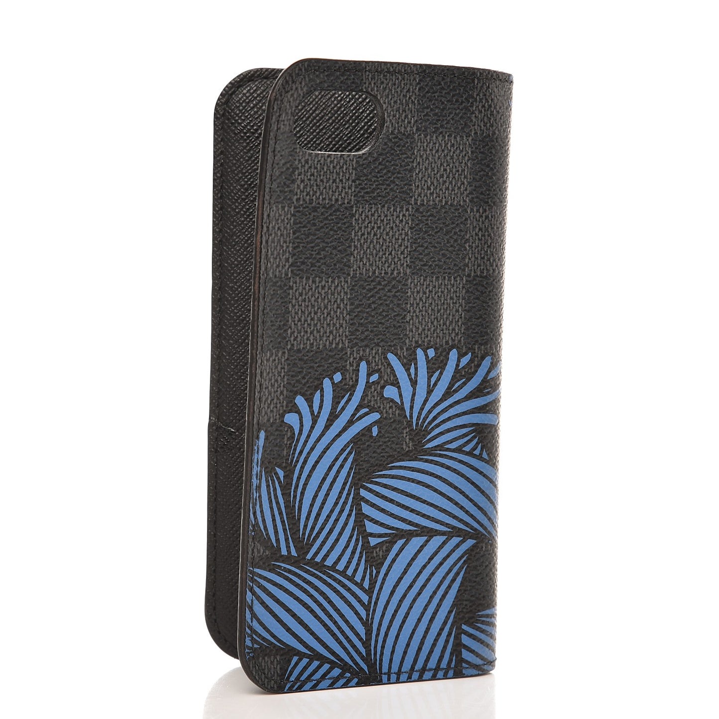 Damier Graphite Rope iPhone 7 Folio Case Blue
