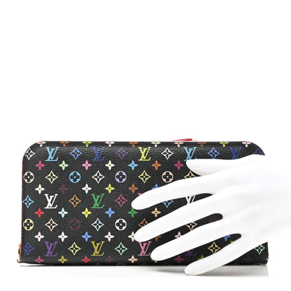Louis Vuitton Monogram Multicolor Insolite Wallet Black Grenade 2 of 6