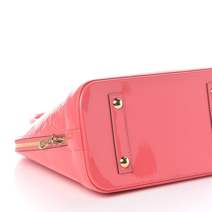 Louis Vuitton Vernis Alma PM Rose Litchi 8 of 9
