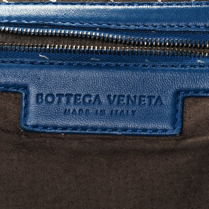 Bottega Veneta Nappa Intrecciato Nodini Crossbody Messenger Blue 5 of 11