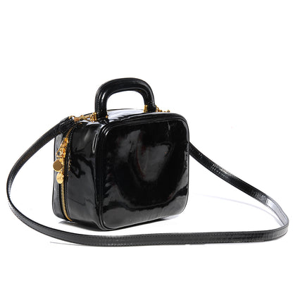 Chanel Patent Vanity Cosmetic Case Black 3 of 7