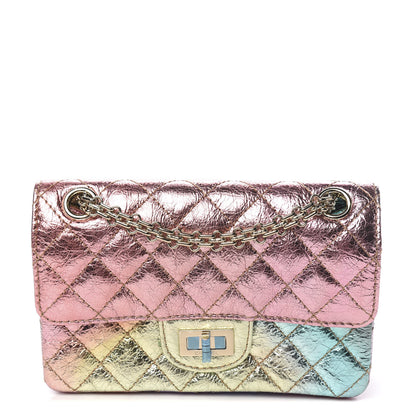 Chanel Metallic Goatskin Quilted Mini 2.55 Reissue Flap Multicolor 1 of 9