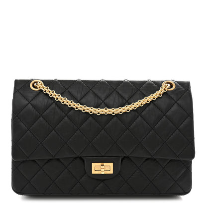 Chanel Aged Calfskin Quilted 2.55 Reissue 226 Flap Black 1 of 11