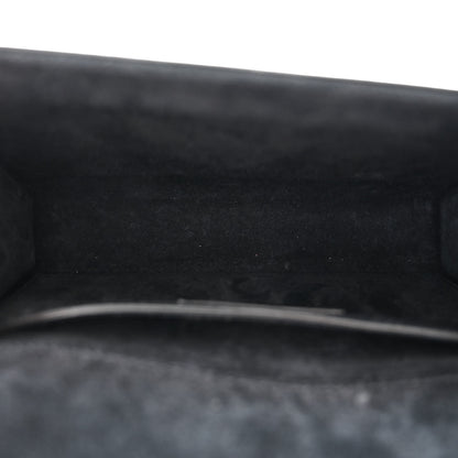 Saint Laurent Vinyl Mirror Small Classic Monogram Kate Satchel Argento 5 of 10