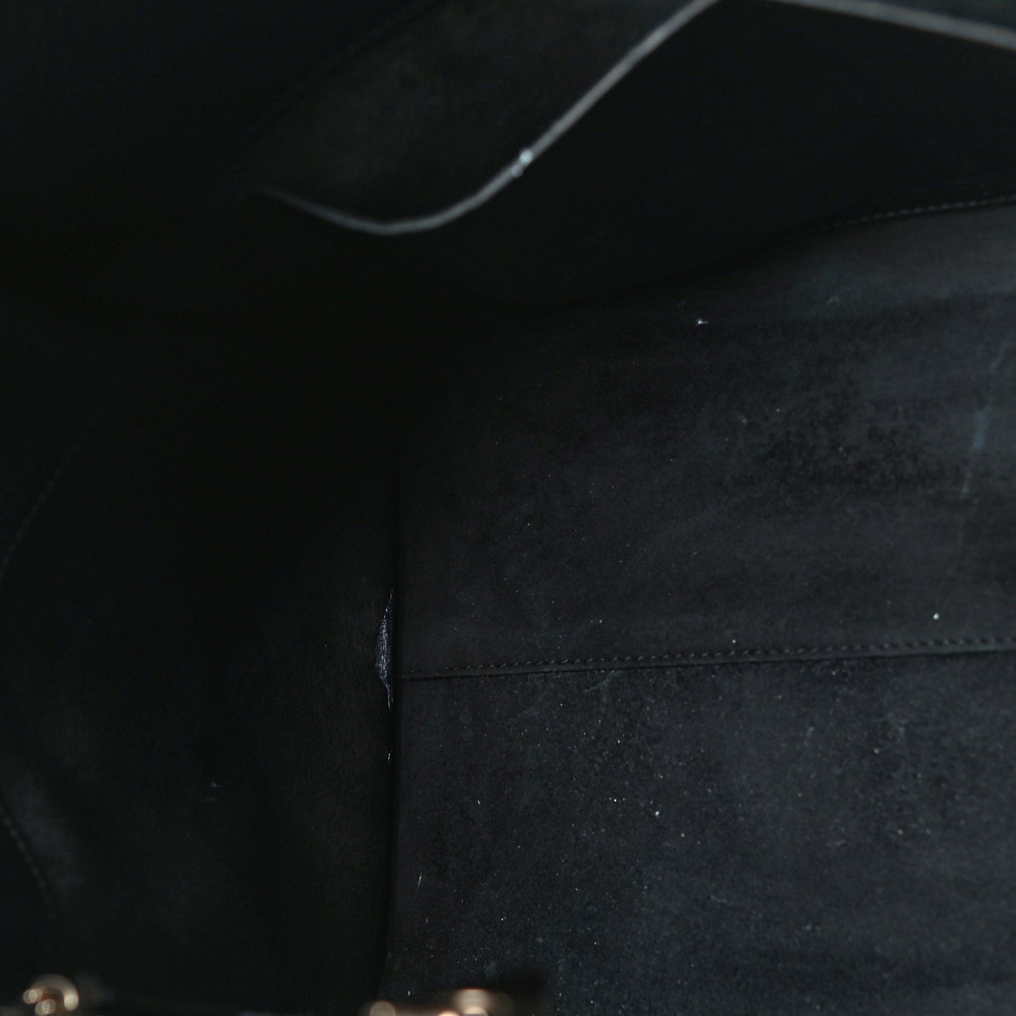 Grained Calfskin Rockstud Satchel Black