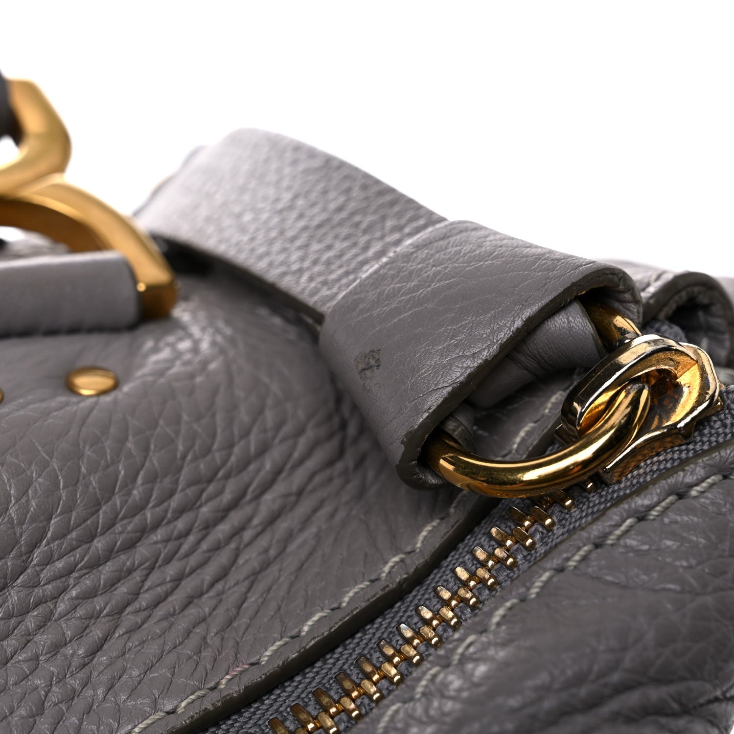 Chloe Calfskin Large Marcie Satchel Cashmere Grey 20 of 22