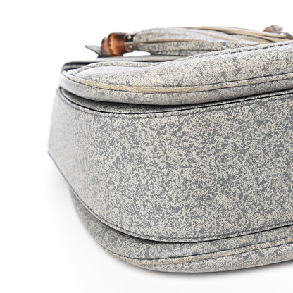 Gucci Calfskin Large New Bamboo Top Handle Bag Light Grey 7 of 10