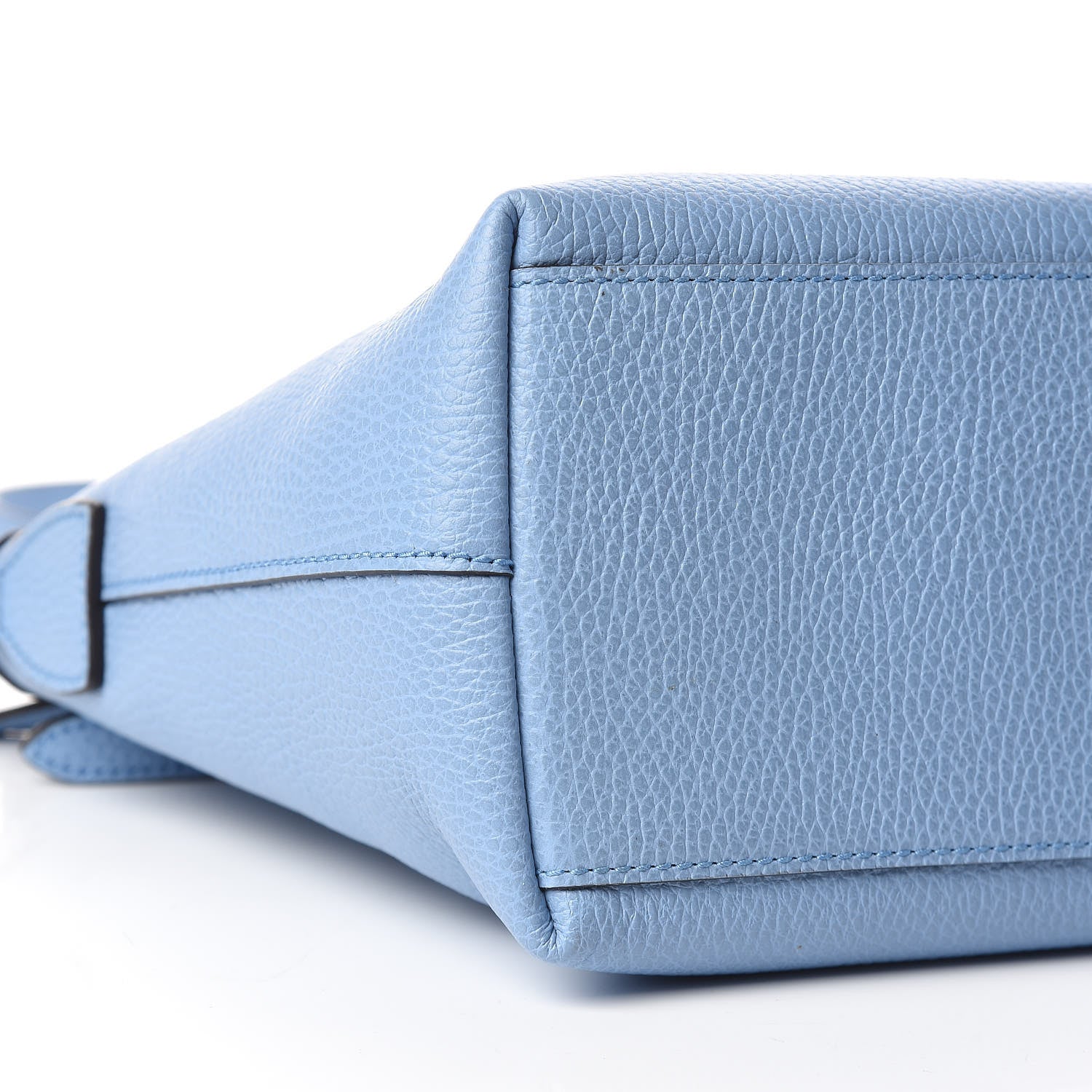Gucci Dollar Calfskin GG Charm Satchel Mineral Blue 8 of 10