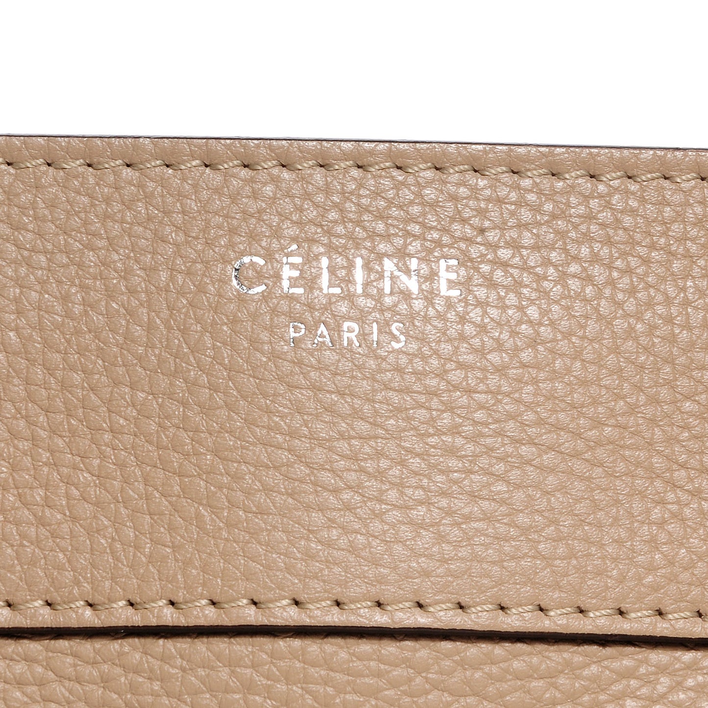 Drummed Calfskin Mini Luggage Dune