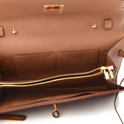 Hermes Chevre Mysore Kelly Wallet To Go Quebracho 5 of 9