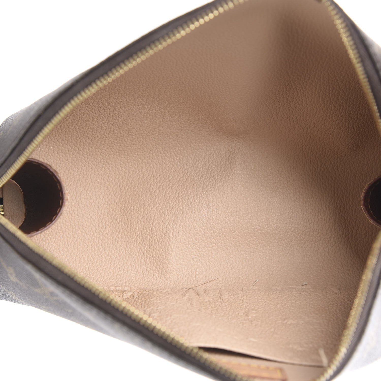 Louis Vuitton Monogram Trousse Demi Ronde 5 of 10