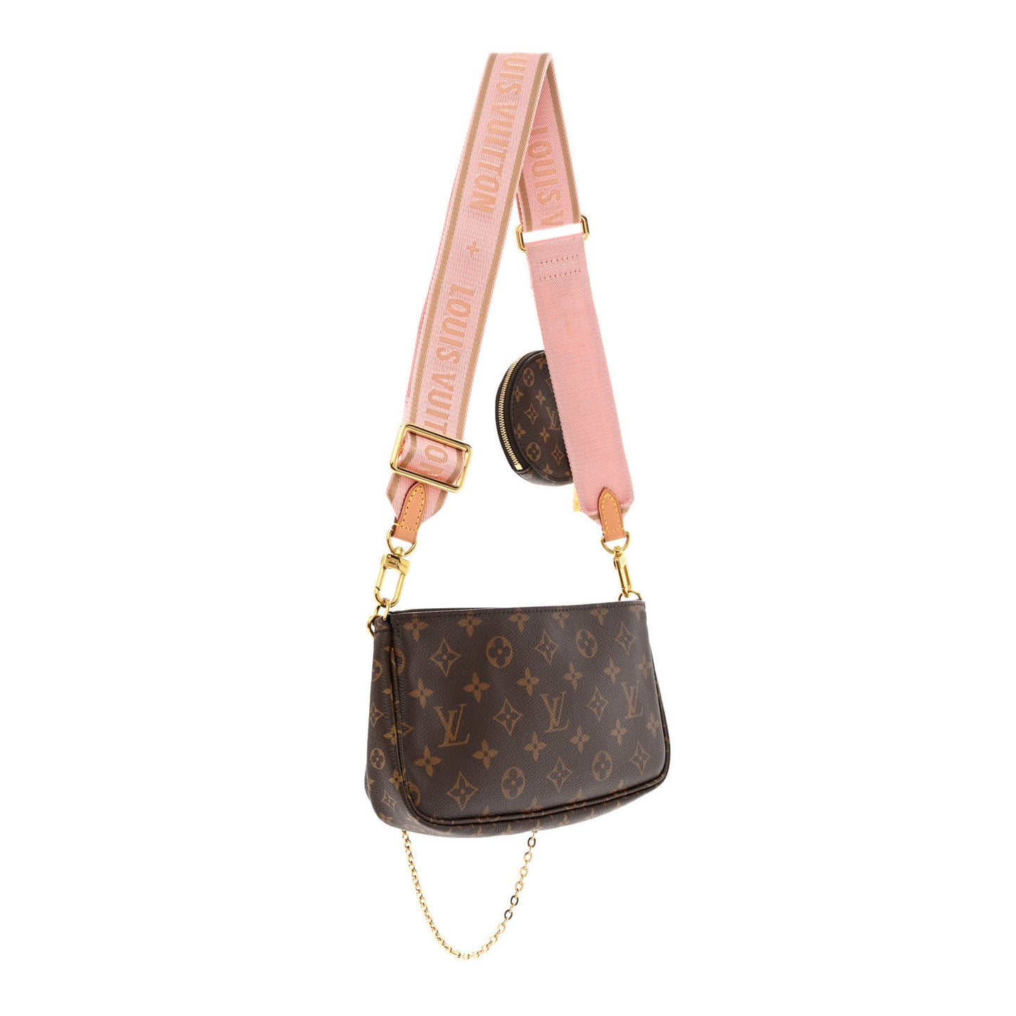 Monogram Multi Pochette Accessories Rose Clair