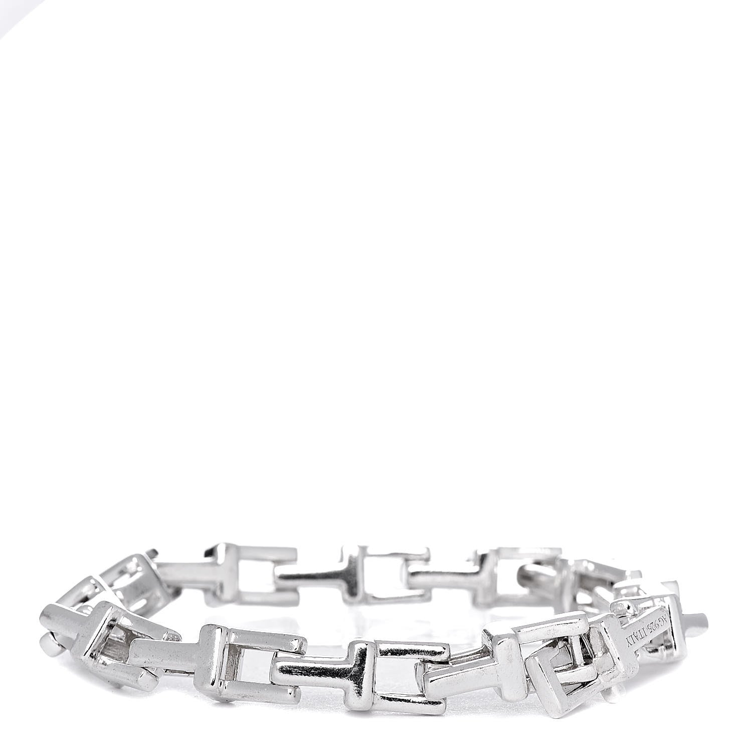 Tiffany Sterling Silver T Chain Bracelet 3 of 4