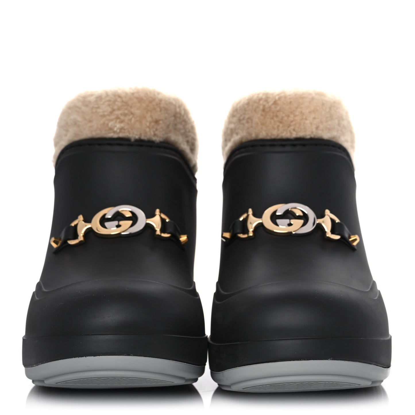 Rubber Wool Crossy Ankle Boots 38 Black Butterscotch