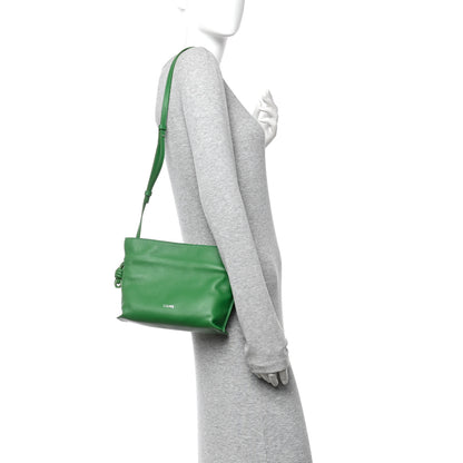 Loewe x SUNA FUJITA Nappa Bunny Mini Flamenco Knot Clutch Tropical Green 2 of 10