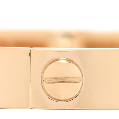 Cartier 18K Yellow Gold 4 Diamond LOVE Bracelet 16 6 of 7