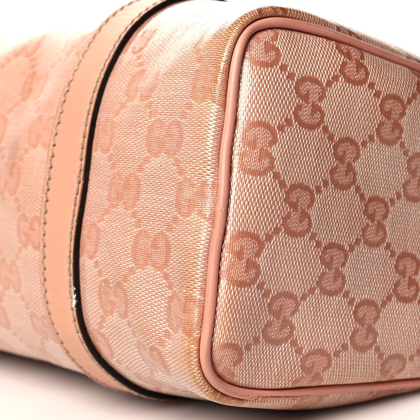 Crystal Monogram Small Joy Boston Blush