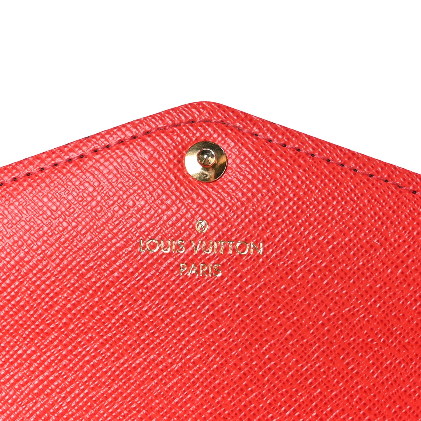 Monogram Sarah Wallet NM Coquelicot