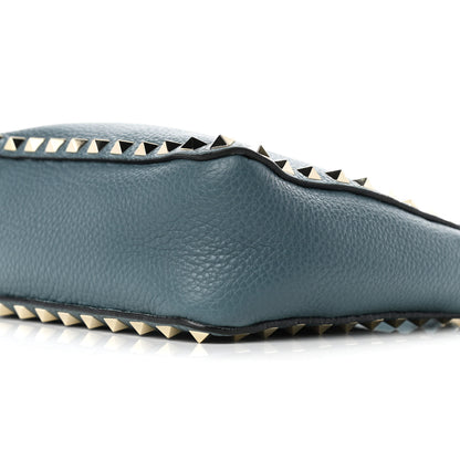 Valentino Garavani Pebbled Calfskin Mini Rockstud Flip-Lock Messenger Bag Amadeus 10 of 14