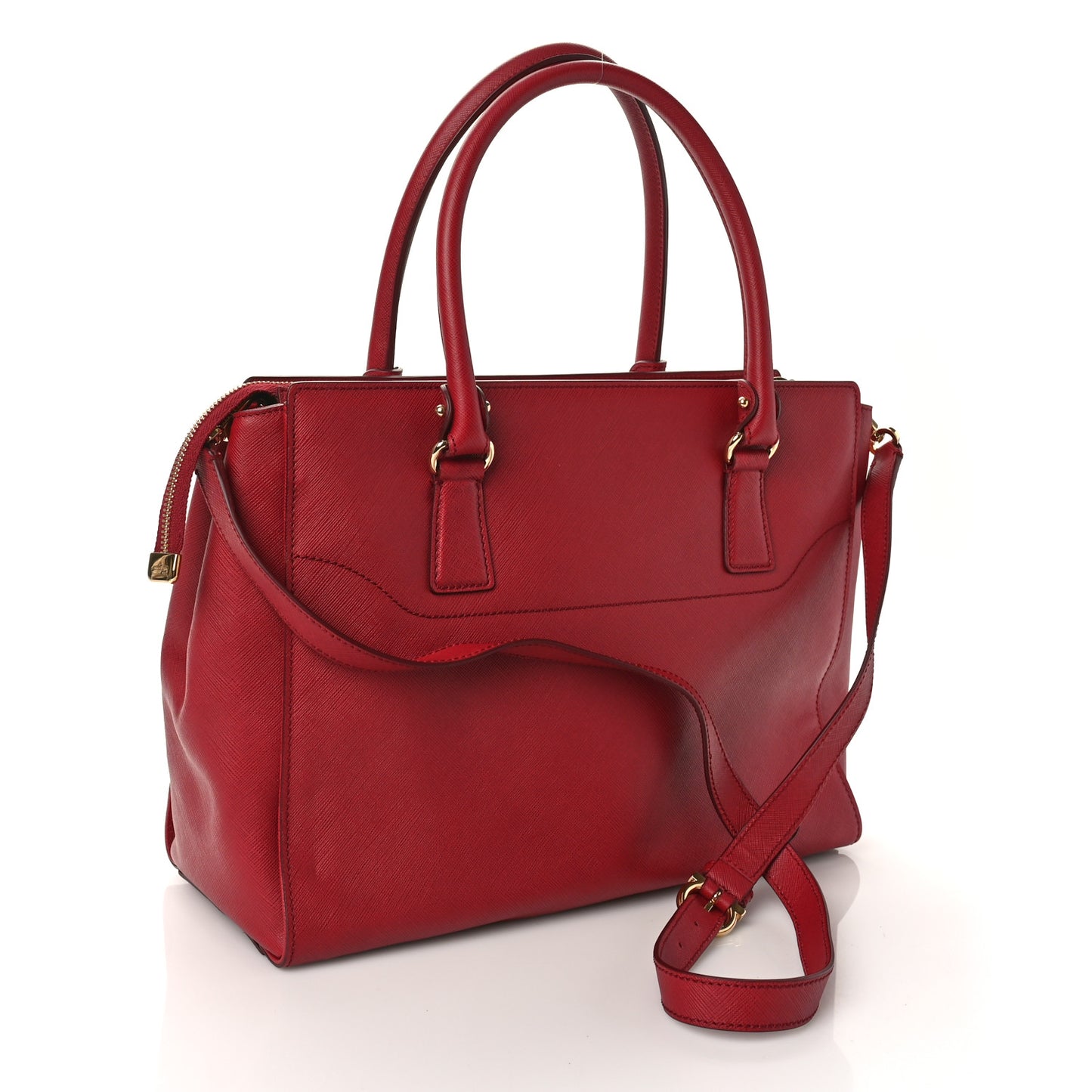 Saffiano Beky Tote Rosso