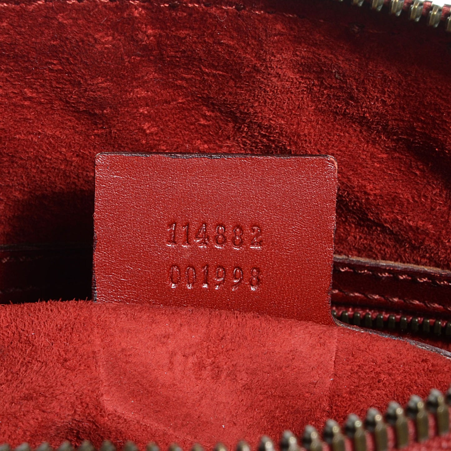 Leather Reins Bag Red