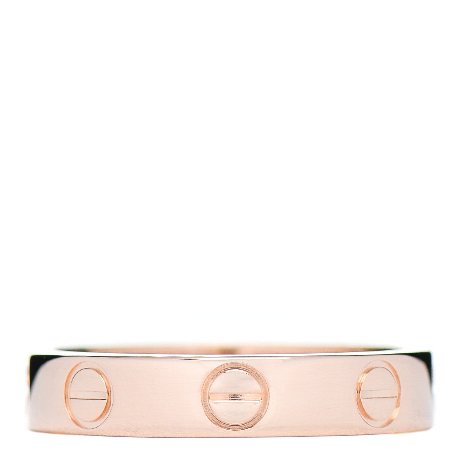 Cartier 18K Pink Gold 3.5mm LOVE Wedding Band Ring 48 4.5 1 of 4